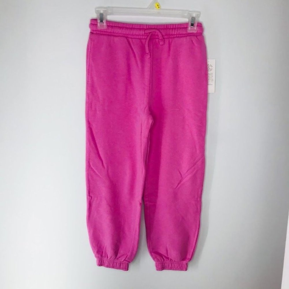 Treasure and Bond Nordstrom Old School Pink Crayon Joggers Kids' Size Medium
